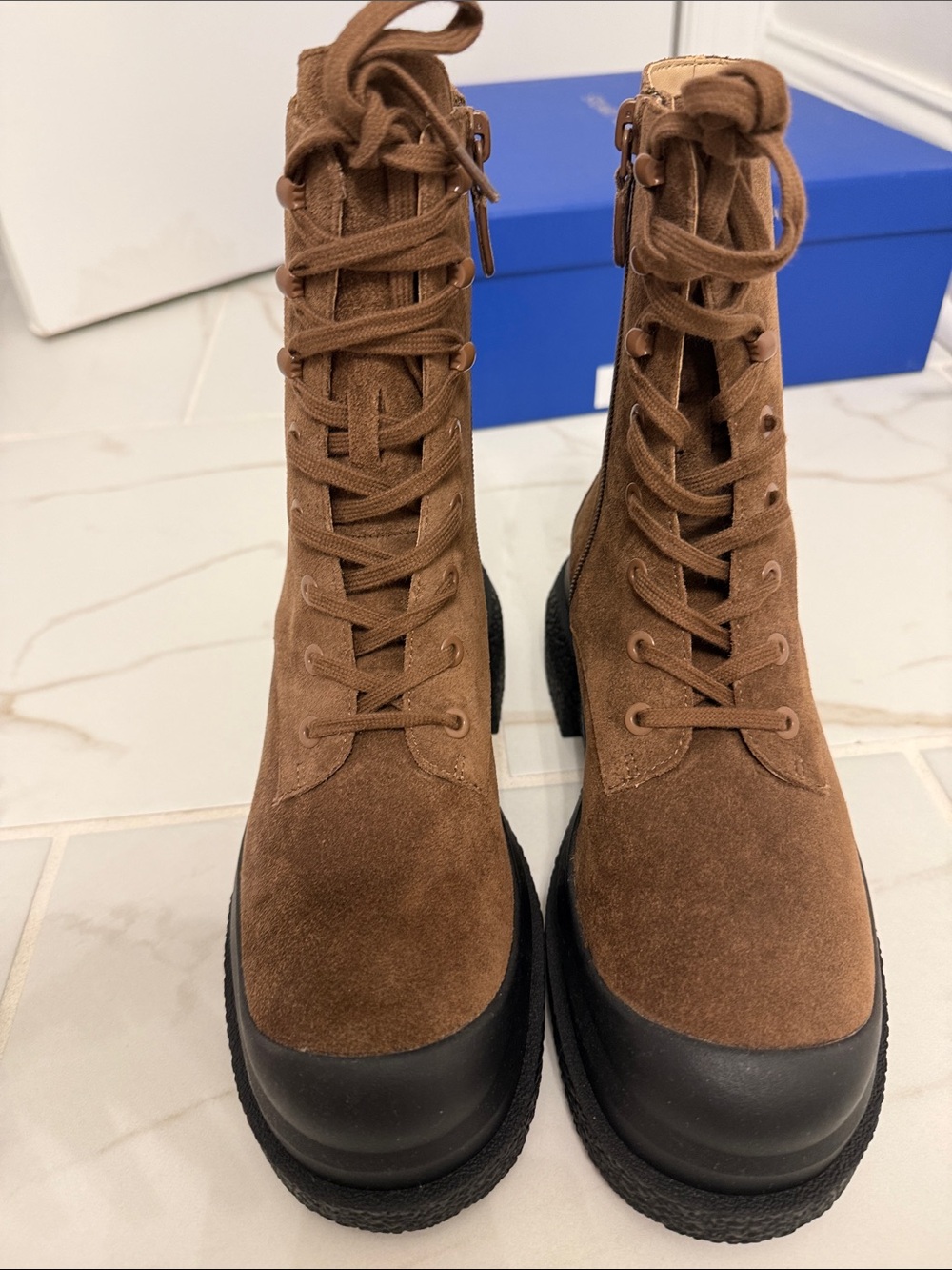 Stuart Weitzman Laceup Charli Sportlift Boot